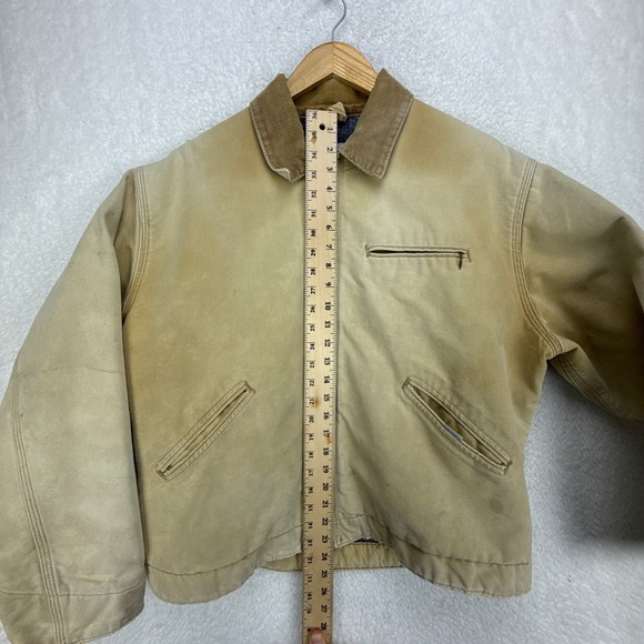 Carhartt Detroit Jacket Blanket Lined Mens XL 6BLJ Faded Brown - Picture 6 of 16